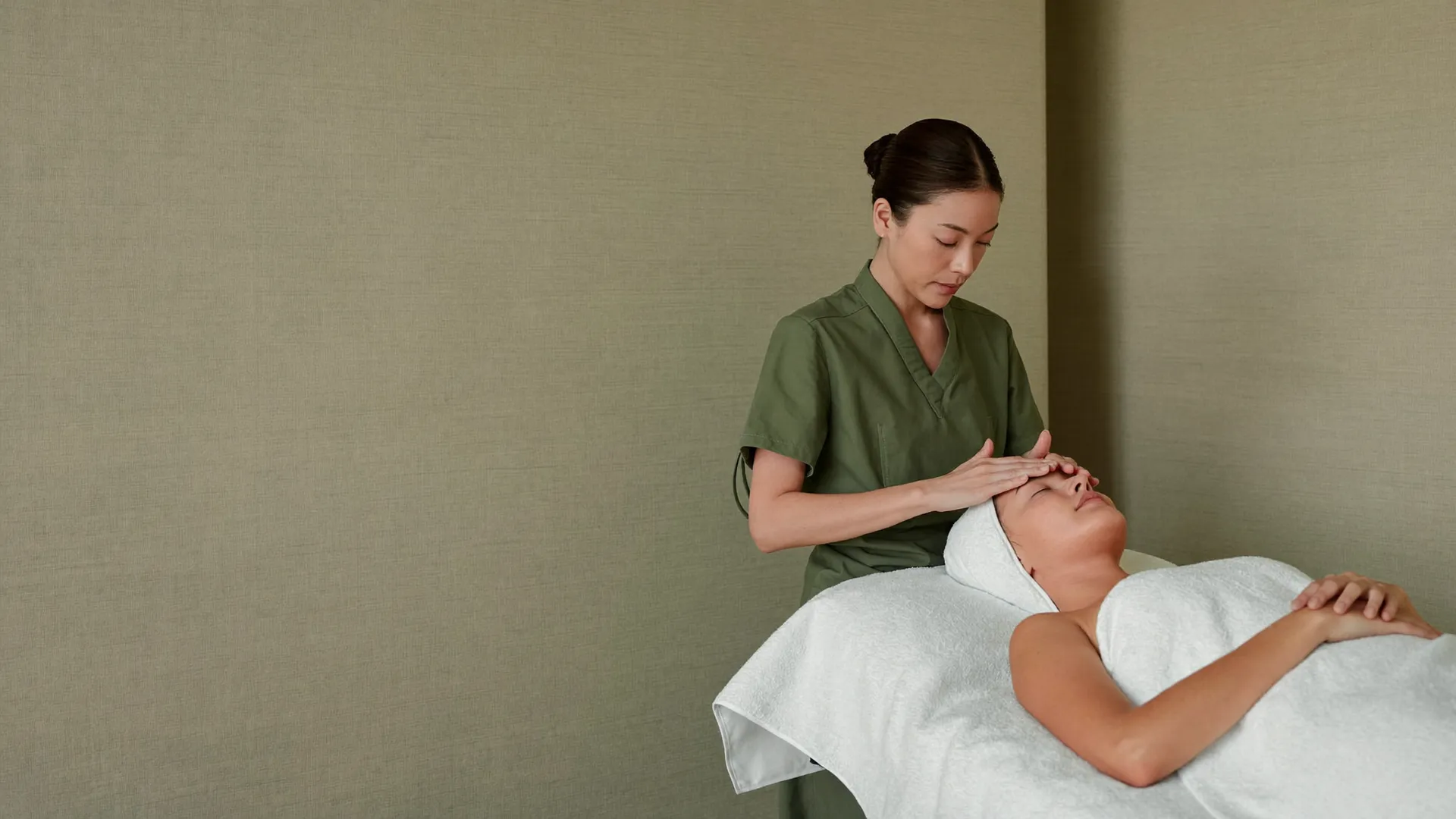 A facial treatment at Cala Beauty Studio